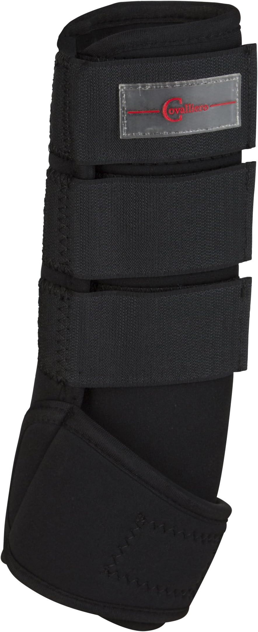 CovallieroKerbl 320132 Fetlock Gaiters Synthetic Rubber VB Set of 4 Black