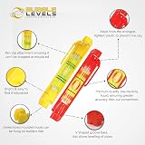 Bubble Levels 7X Pocket Bubble Level for Builders Line Red Brand Bubble Levels view 3