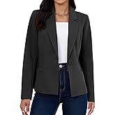 luvamia Blazers for Women Business Casual Long Sleeve Suit Jackets Professional Blazer with Pockets Work Office Outfits