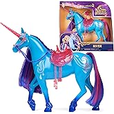 Unicorn Academy, Power of Friendship River with Translucent Saddle & Bridle, 11”, Dolls & Unicorn Toys for Girls Ages 4 and up