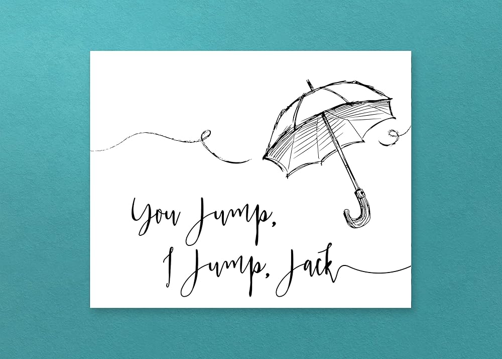 Amazon Com Gilmore Girls Poster You Jump I Jump Jack Quote Handmade Amazon Com Gilmore Girls Poster You Jump I Jump Jack Quote Handmade