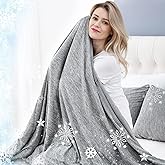 CHOSHOME Cooling Blanket for Hot Sleepers Lightweight Summer Cold Thin Blankets for Sleeping, Hot Flashes Night Sweats, Soft Blanket for Bed, Twin Size, Grey