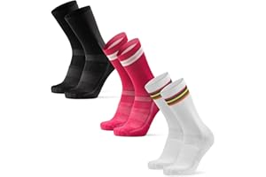 DANISH ENDURANCE Ultra-Comfort Crew Running Socks, Performance Socks, Men & Women - 3 or 5 Pack