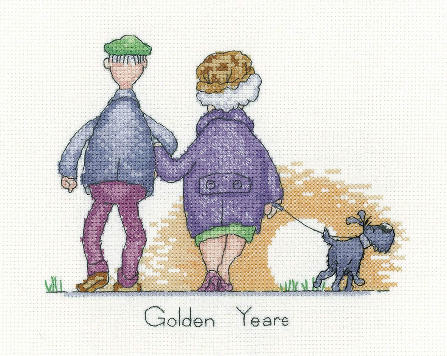Heritage Crafts Cross Stitch Kit - Golden Years: Amazon.co.uk: Kitchen