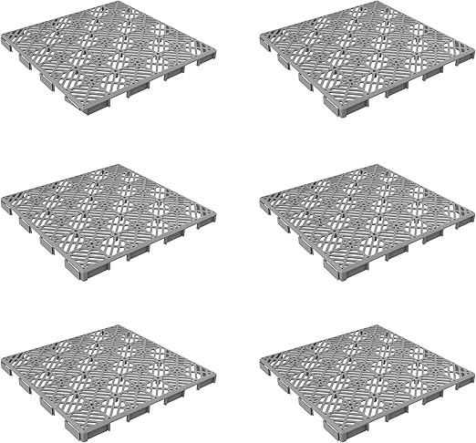 Pure Garden 50 Lg1169 Patio And Deck Tiles Interlocking Diamond