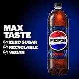 Pepsi Max 2L Bottle - Zero Sugar, Zero Carbs, 1 Cal per Can view 2