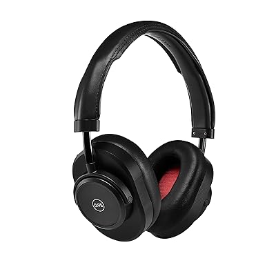 Master &amp; Dynamic MW65 Active Noise-Cancelling (ANC) Wireless Headphones &ndash; Bluetooth Over-Ear Headphones with Mic, Leica -Black