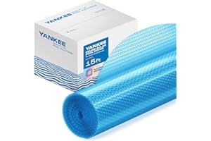 YANKEE POOL PILLOW Solar Pool Cover for Round Pool by Yankee | Sapphire Series Solar Cover for Above Ground Pool | 15 ft | Keep Water Warm and Prevent Its Loss | Weatherproof Pool Solar Blanket