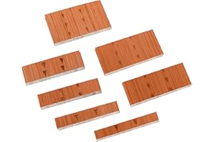 HAMWOO 7000 pcs 23 Gauge Pin Nails, Headless Pinner Nails, 7 Sizes Assorted 3/8 Inch to 1-3/8 Inch for Molding Cabinetry Buil