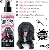 BUGALUGS Baby Powder Dog Cologne Spray with Aloe Vera - Odour Eliminator view 7
