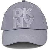 DKNY Womens Solid Baseball Cap with Block Logo