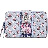 Cotton Turnlock Wallet With Rfid Protection