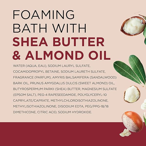 DR TEAL’S FOAMING BATH WITH PURE EPSOM SALT, SHEA BUTTER & ALMOND, 34 FL OZ
