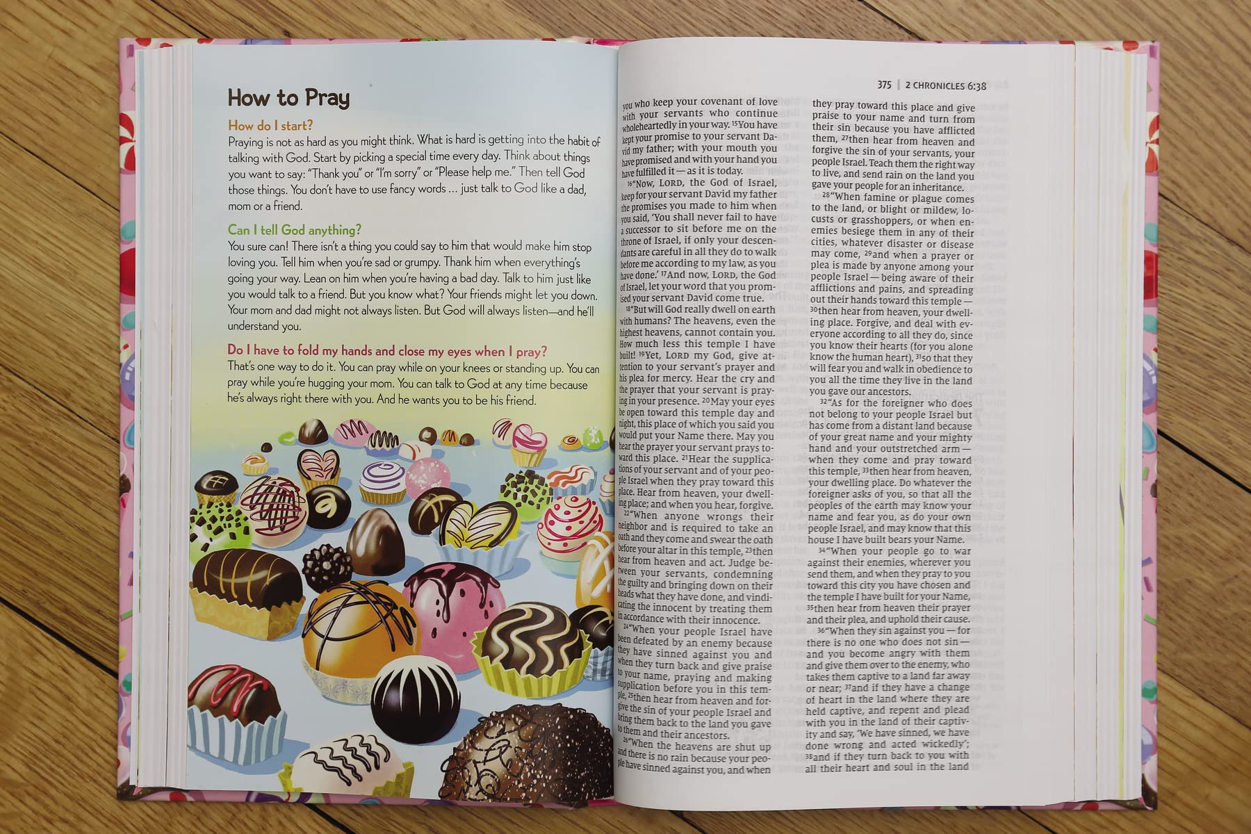 NIV, God's Sweet Love Holy Bible, Hardcover, Comfort Print