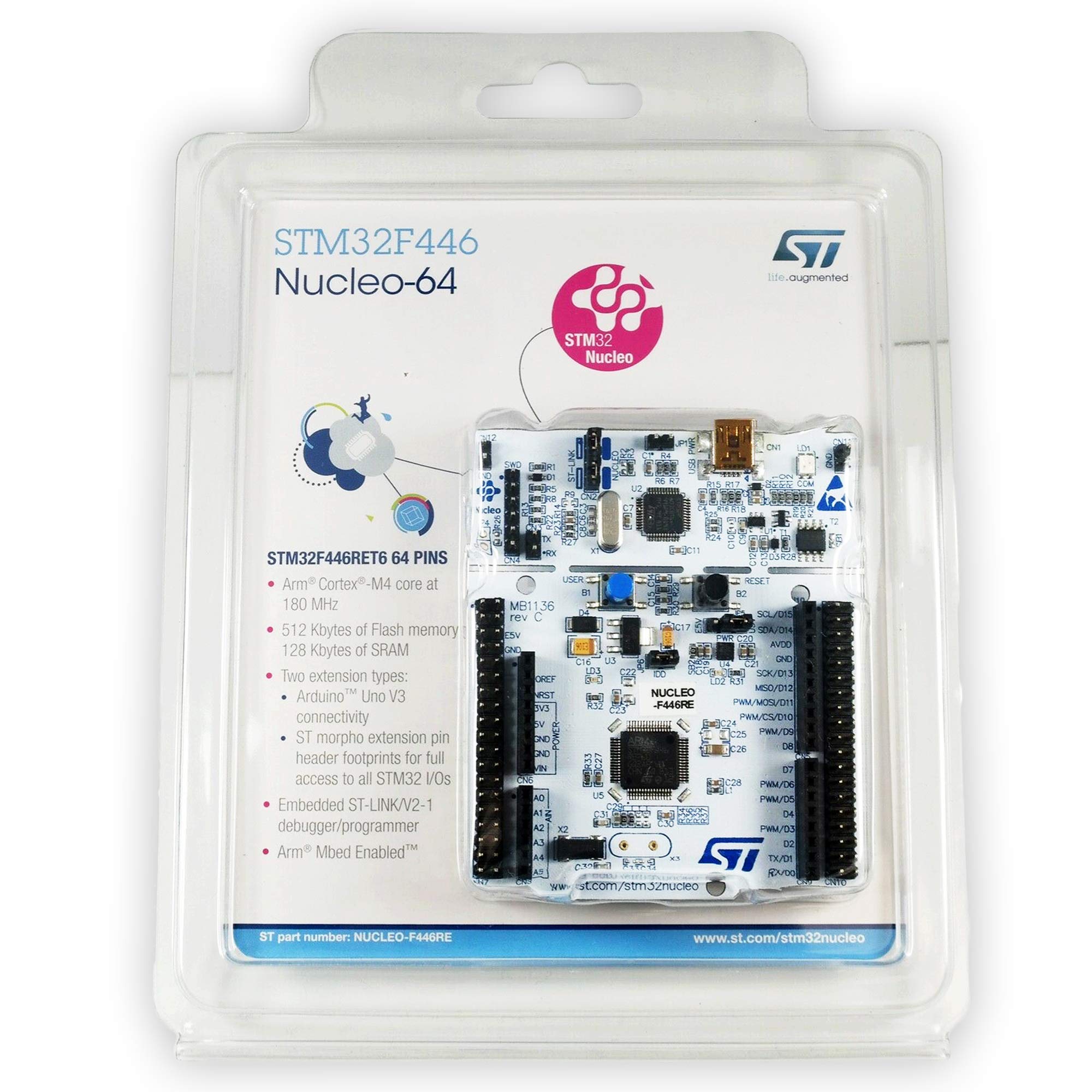 Mua NUCLEO-F446RE STM32F446RET6 MCU STM32F4 NUCLEO Supports Arduino ...