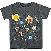 Kimoda Boys T Shirt Summer Short Sleeve Toddler Tshirts 2-7 Years Cotton Kids Athletic Shirts & Tees