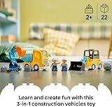 LEGO DUPLO 3 in 1 Construction Vehicles Educational Toy view 2