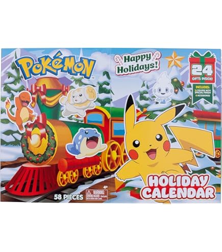Amazon.com: Pokemon Deluxe Holiday Calendar | 24 Days of Gifts