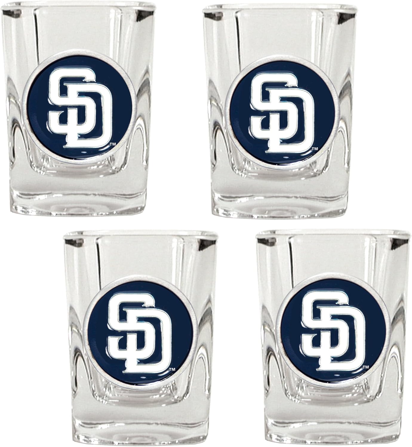 MLB San Diego Padres Four Piece Square Shot