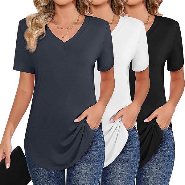 VILIGO 4-Pack Women's Round Neck Tank Tops - Loose Fit, Sleeveless, Flowy Hem - Summer Casual Layering Tops (Multiple Colors)