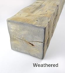 Wilson Rustic Hand Hewn Barn Beam Mantel