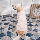 Mihachi Turtleneck Dog Sweater Winter Coat Cable Knit Leash Hole Assorted Colors view 6