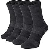 281Z Military Cotton Micro Crew Boot Socks - Cushioned Sole - Moisture Wicking