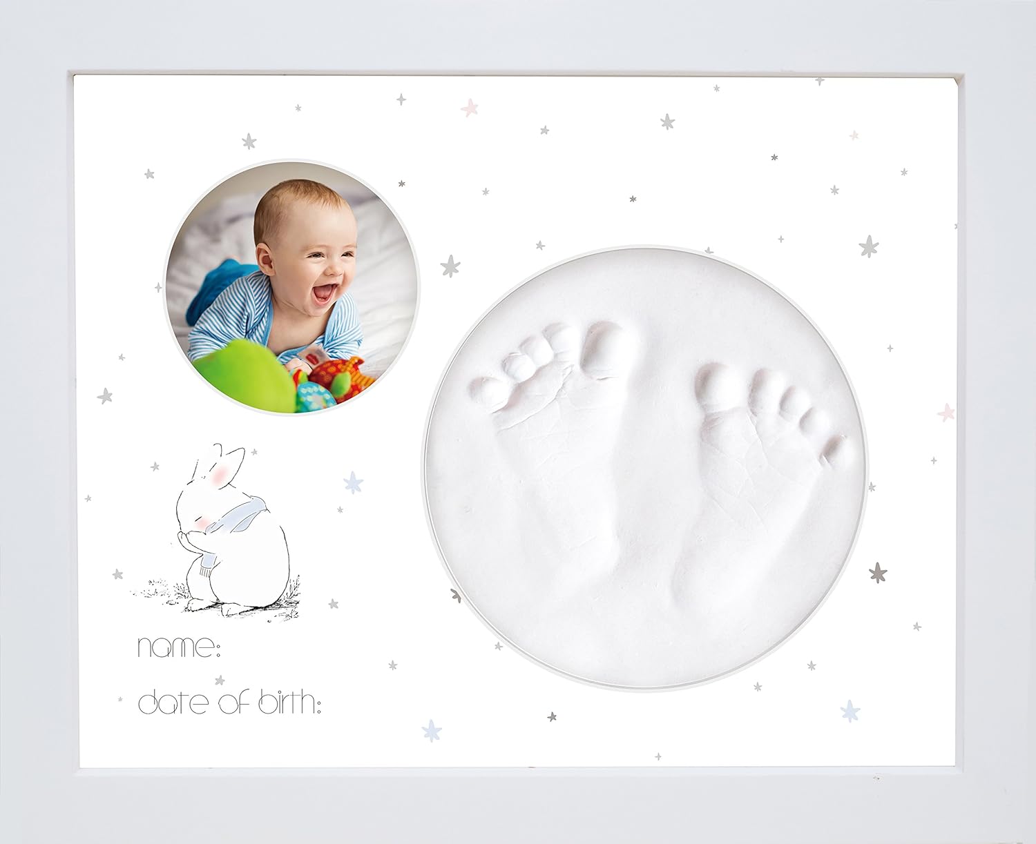 Baby Hand and Footprint Kit by Bubbleliss. Safe and Easy To Use. Great