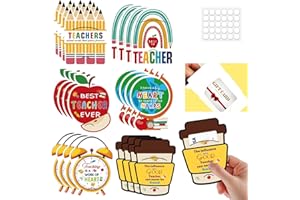 IDEALMUZIK Teacher Appreciation Gift Card Holders Bulk, Best Teacher Ever End of The Year Appreciation Gifts Graduation Gift Card Sleeves