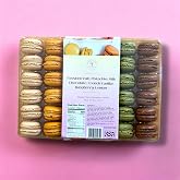 Original French Macarons, Variety Pack, 14.8 oz, 36 ct Passion Fruit, Pistachio, Milk Chocolate, Vanilla, Raspberry, Lemon