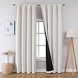 Joydeco 100% Blackout Curtains 96 Inch 2