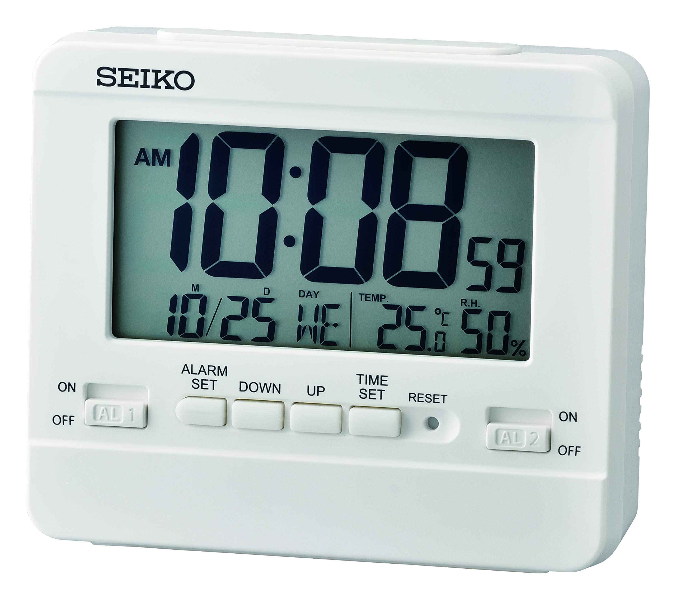 Seiko QHL086W White Standard Clock