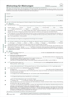 RNK 525/10 - Universal-Mietvertrag Wohnungen,+Übergabeprtkl. selbstdurchschreibend, DIN A4, 1Pkg.à10Stk