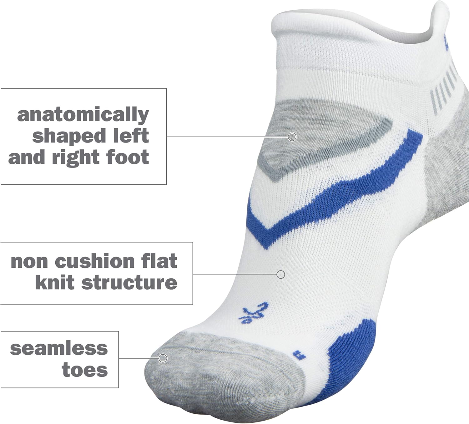Balega UltraGlide Friction-Free No-Show Running Socks for Men and Women: Clothing