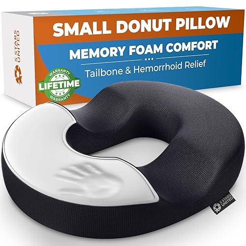 Donut Pillow Hemorrhoid Tailbone Cushion – Medium Seat Cushion
