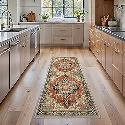GENIMO 2x5 Runner Rugs for Hallway, Machine