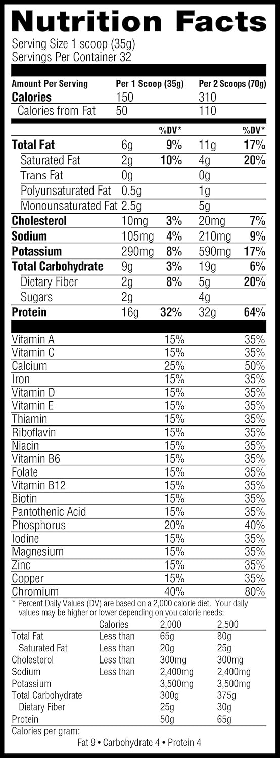 Muscle Milk Genuine Protein Powder, Peanut Butter Chocolate, 32g Protein, 2.47 Pound, 16 Servings: Health & Personal Care