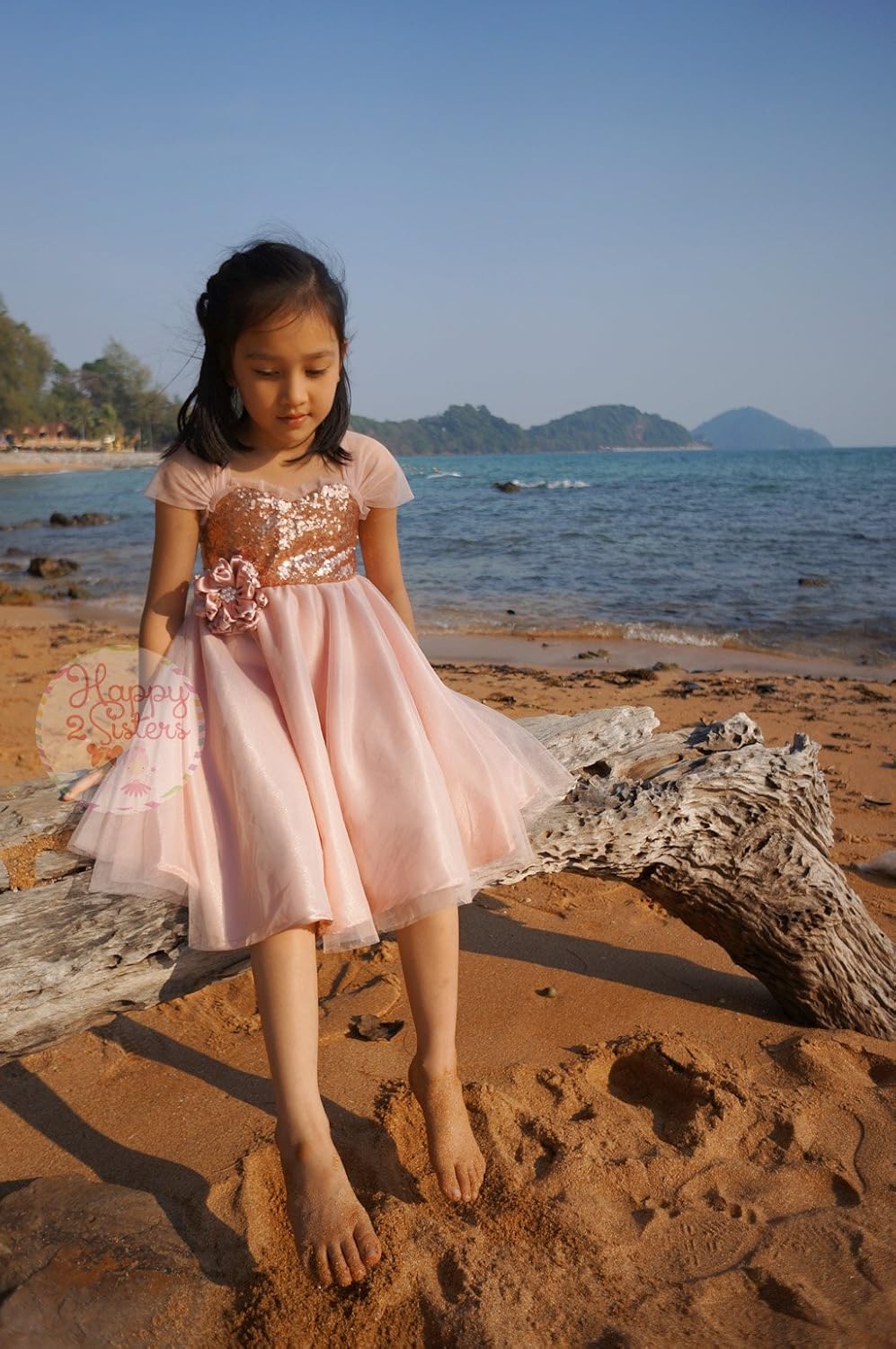 coast rose gold dress