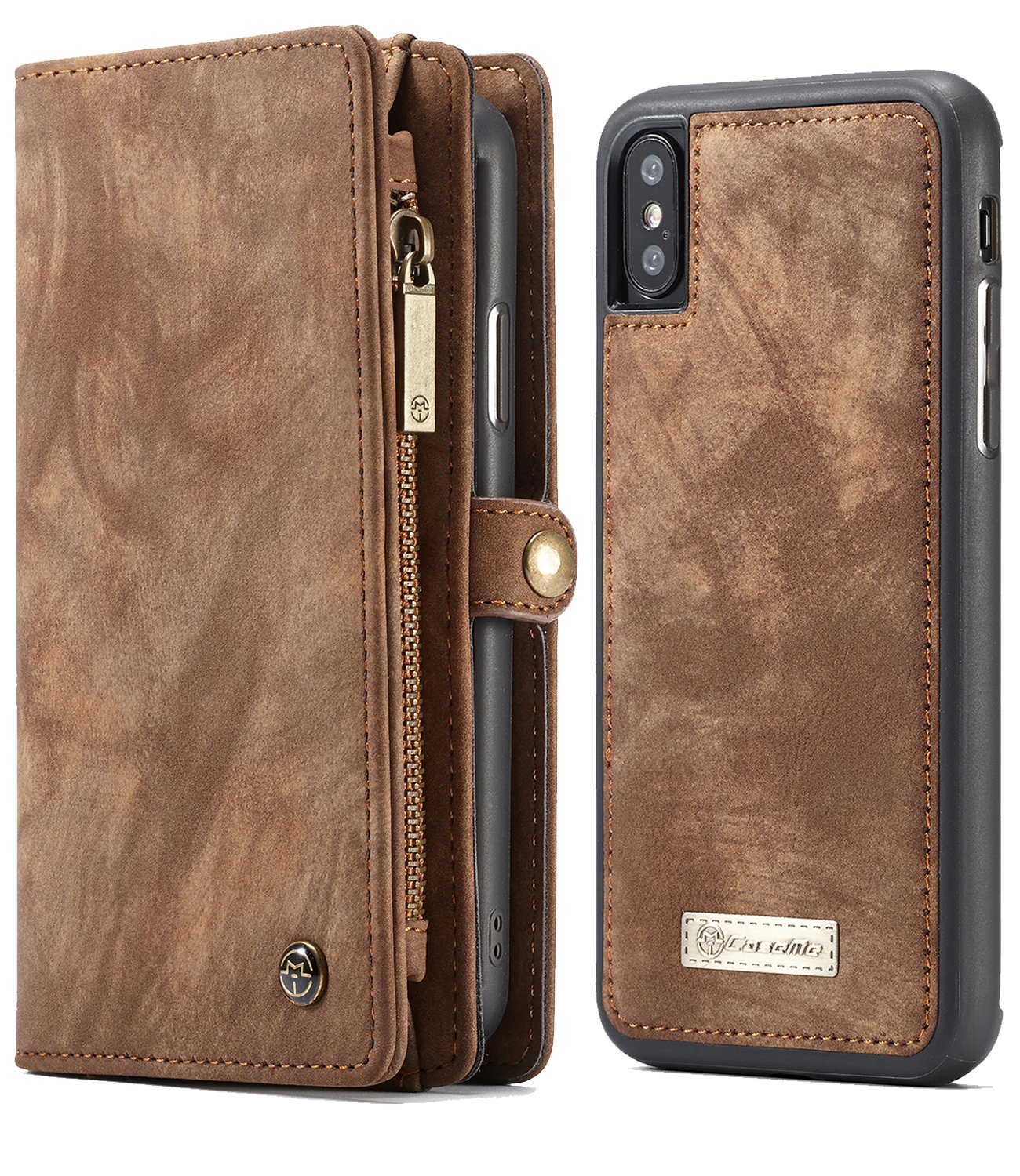 iPhone XS Case Wallet, iPhone X Detachable Slim Cover