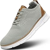 Men's Casual Dress Shoes Fashion Walking Sneakers Mesh Business Oxfords Work Lightweight Soft Sole