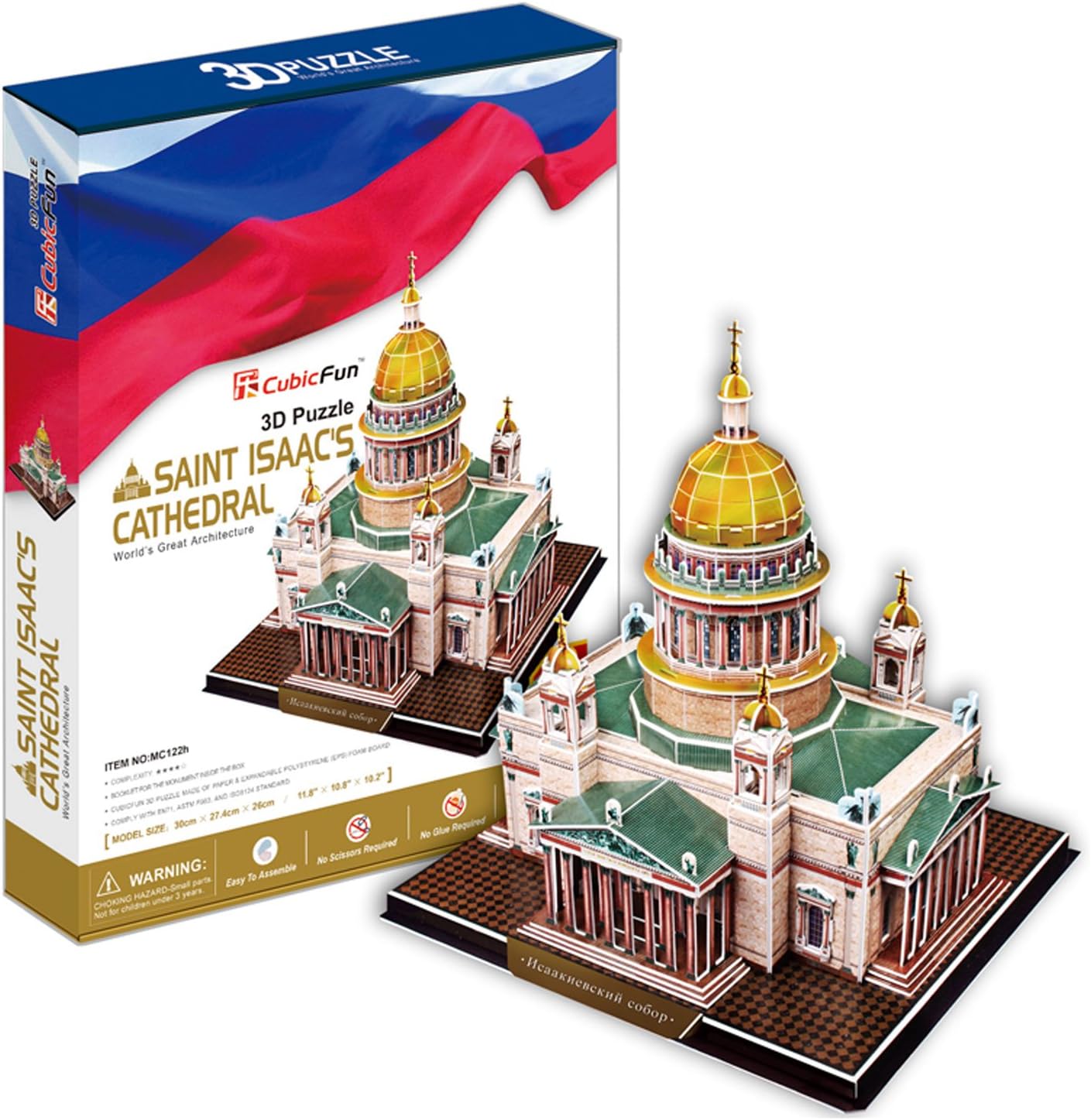 CubicFun 3D Puzzle MCSerie "Isaakskathedrale Sankt Petersburgs