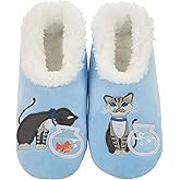 Snoozies Pairable Slipper Socks - Funny House Slippers for Women, Non-Slip Fuzzy Slipper Socks