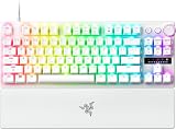 Razer Huntsman V3 Pro Tenkeyless 8KHz HyperPolling Analog Optical Switches White