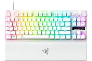 Razer Huntsman V3 Pro TKL 8KHz Esports Gaming Keyboard: Analog Optical Switches Gen 2-8000 Hz Polling - Razer Snap Tap - Rapi