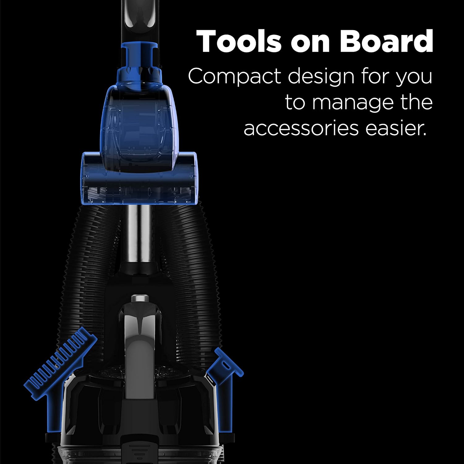 Eureka PowerSpeed Bagless Upright Vacuum Cleaner, Pet Turbo, Black -