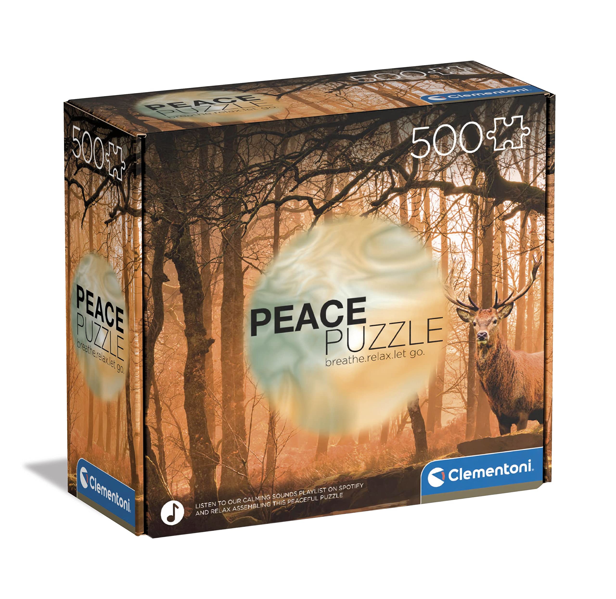 Clementoni - 35118 - Peace Puzzle - Rustling Silence - Jigsaw Puzzle 500 Pieces, Made In Italy, Jigsaw Puzzle For Adults