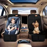 SMART ELF Car Seat Protector 2 Pack Isofix, Waterproof Padding, Organiser view 8