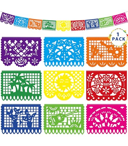 Allenjoy Mexikanisches Fiesta Banner – 30x180 Cm, Polyester, Für Cinco De Mayo, Taco-Party, Deko