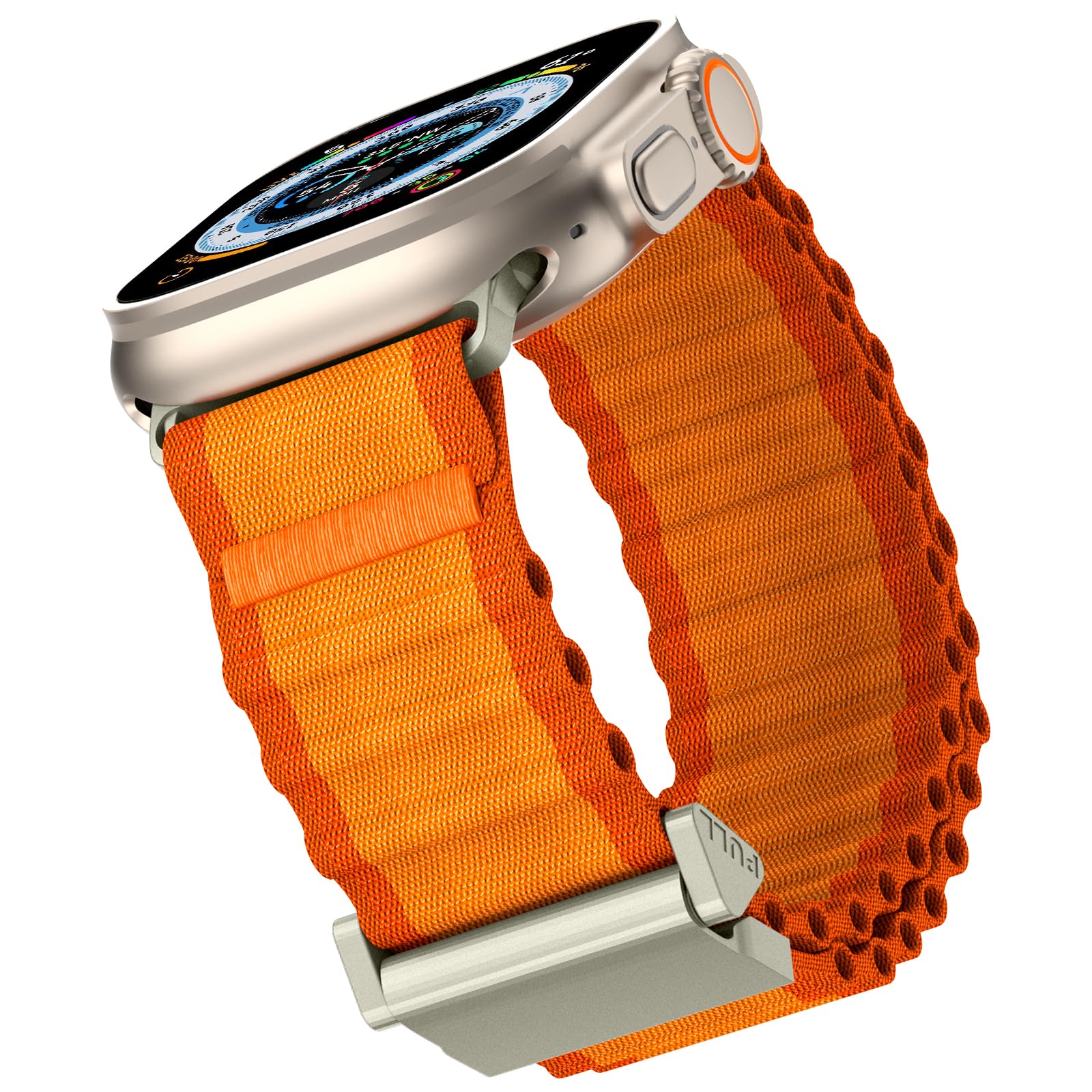 Nylon Strap for Apple Watch Ultra 2 49mm Strap, Sport Fabric Braided Replacement Loop Band Adjustable Nylon Straps for iWatch Ultra 49mm 45mm 44mm 42mm Series 10 9 8 7 SE 6 5 4 3 2 1