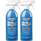 Aero Cosmetics Wet or Waterless Car Wash Wax Detailer 16 Fl. Oz. (2-Pack) Aircraft Quality for your Car, RV, Boat, Motorcycle